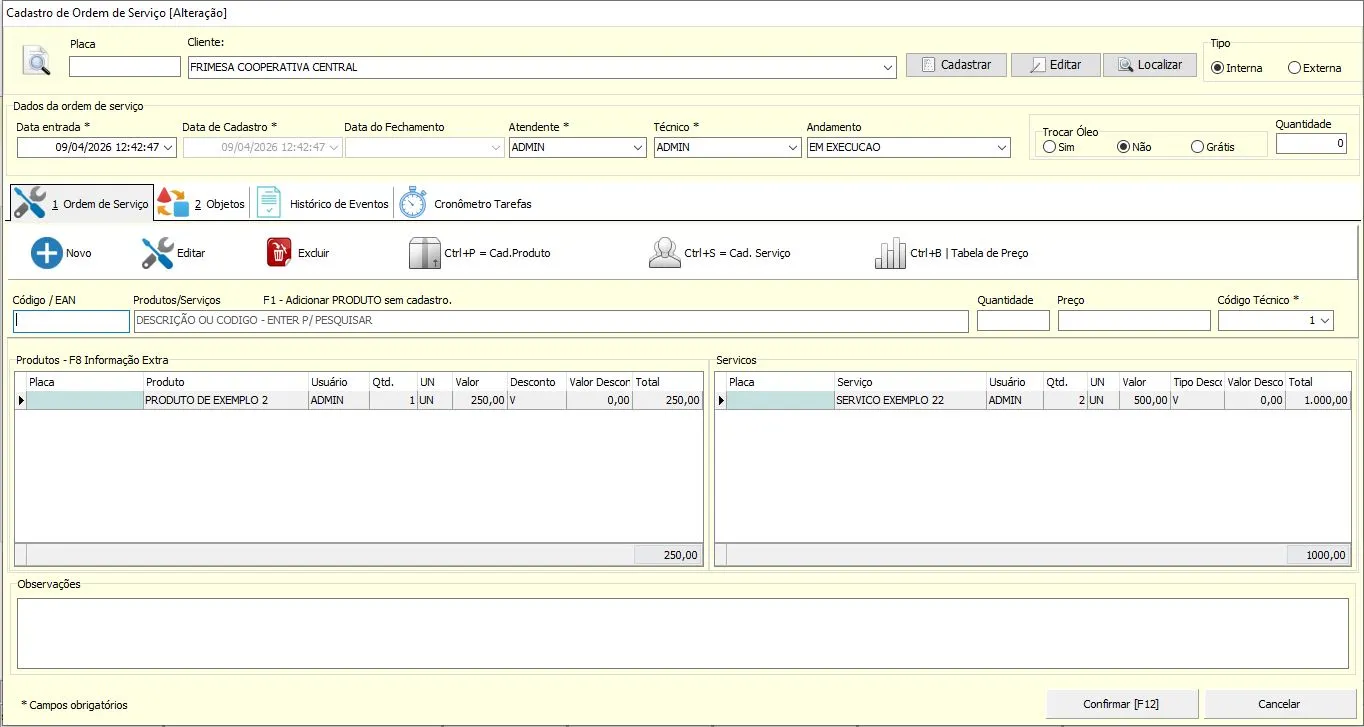 Controle por Placa CODEC Auto Center